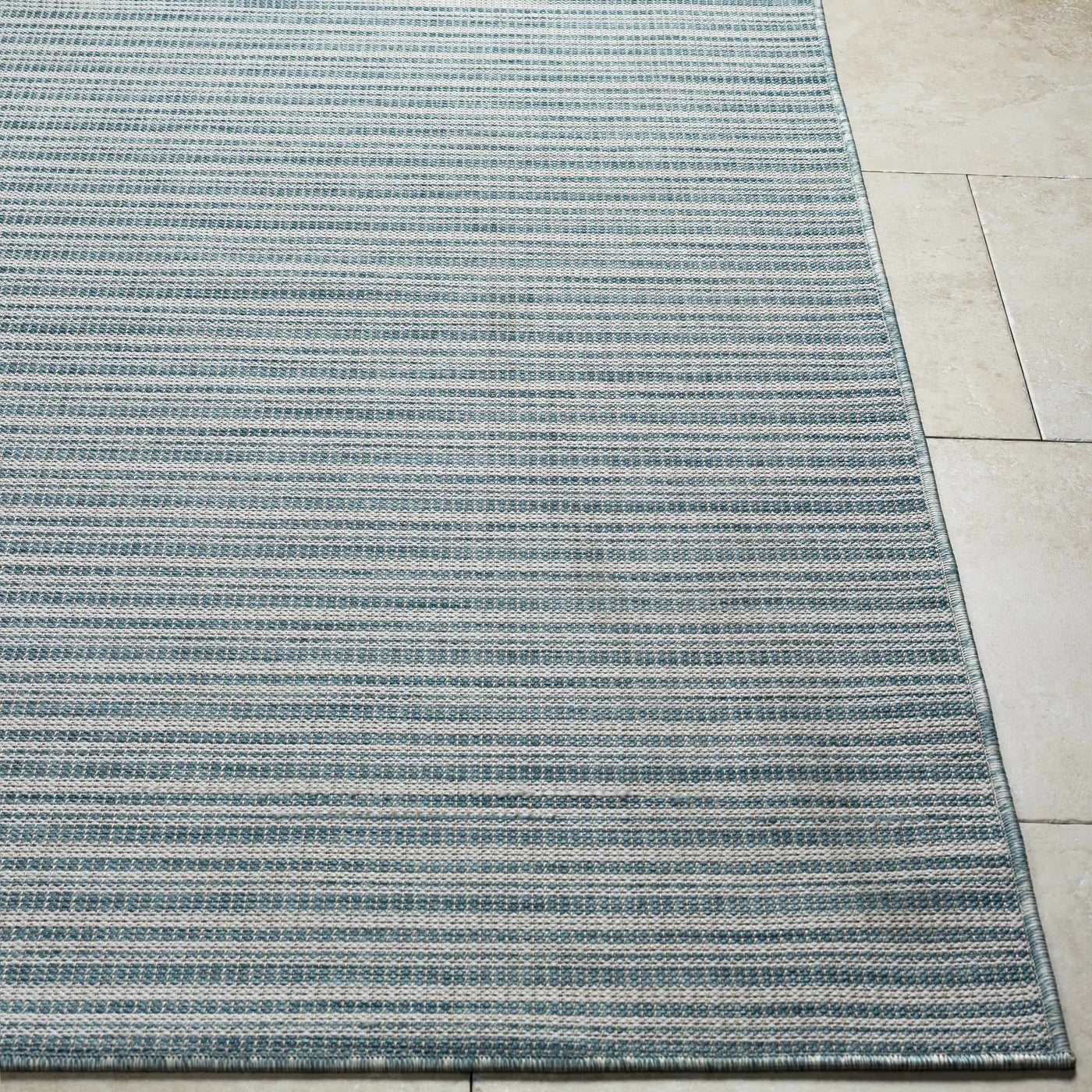 Greg Teal Outdoor Area Rug - Clearance by Boutique Rugs