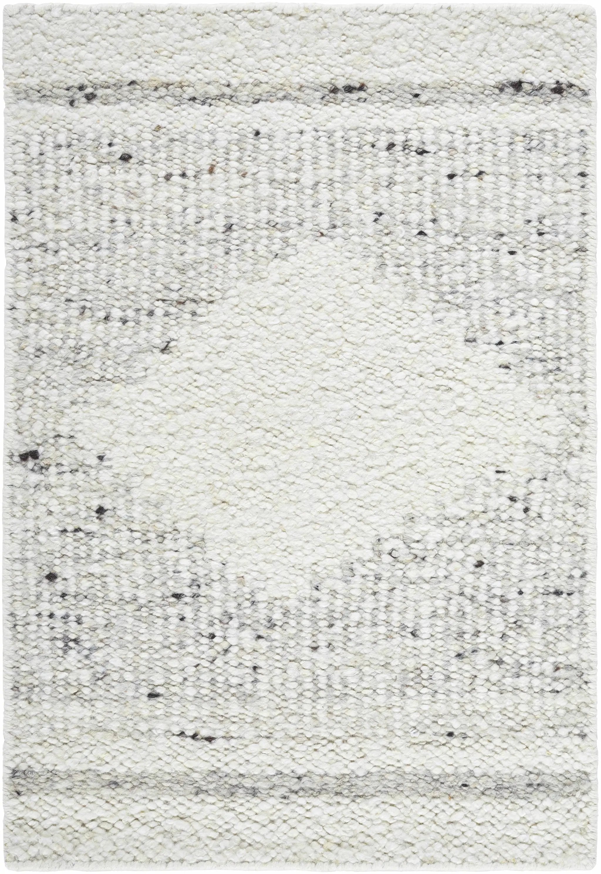 Ethara Ivory Charcoal Global Bohemian Tribal Pattern Wool Handmade Area Rug - Clearance by Boutique Rugs