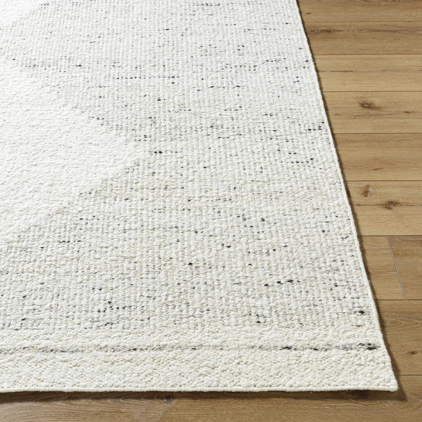 Ethara Ivory Charcoal Global Bohemian Tribal Pattern Wool Handmade Area Rug - Clearance by Boutique Rugs