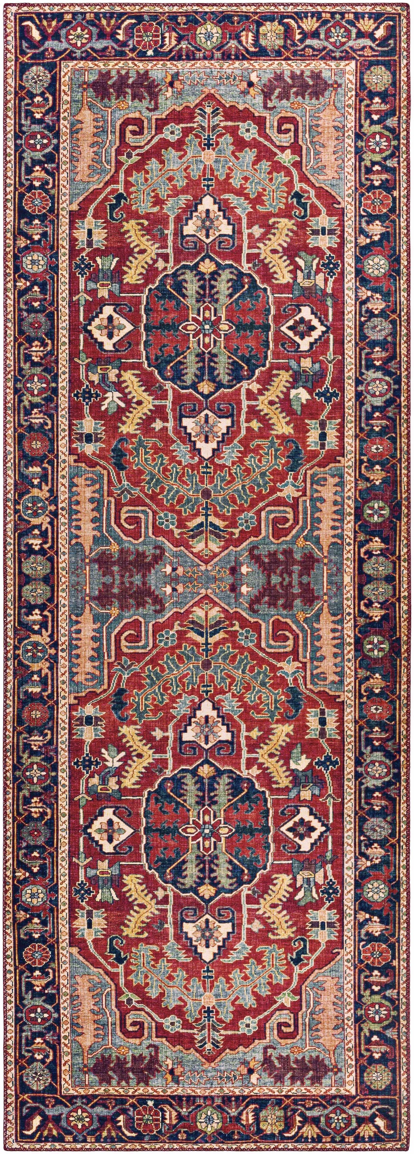 Dorcas Red Performance Rug by Boutique Rugs