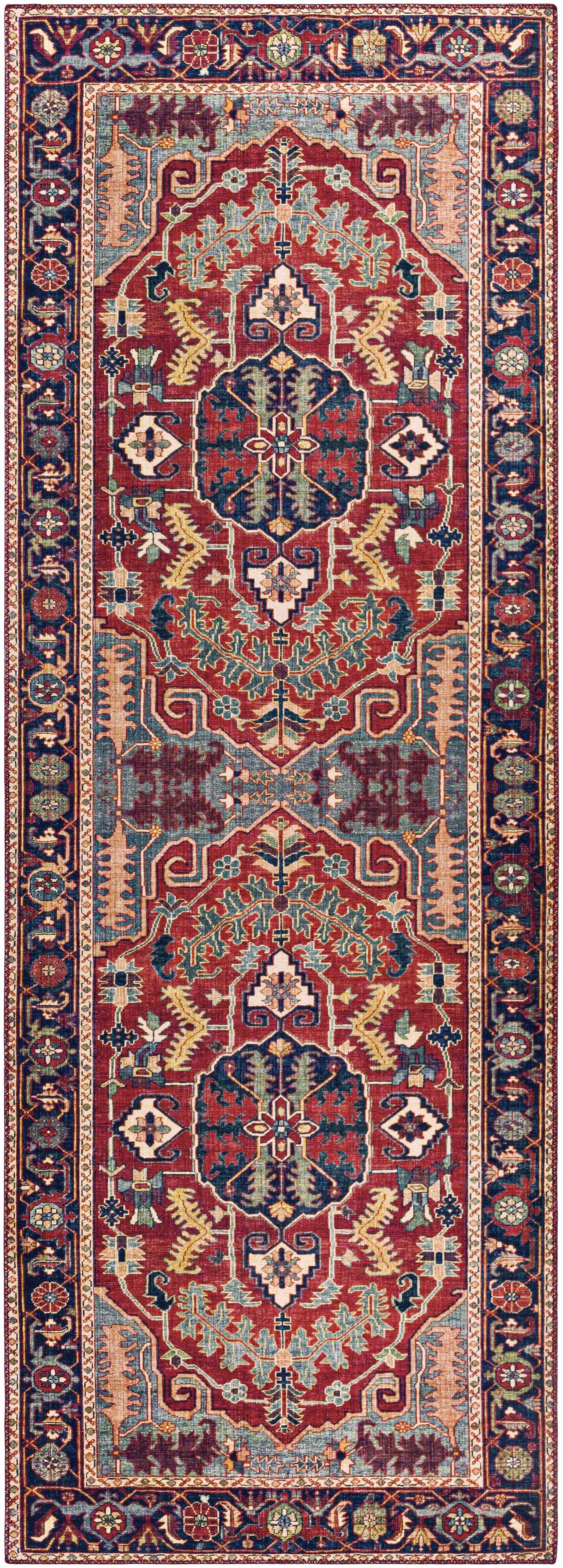 Dorcas Red Performance Rug by Boutique Rugs