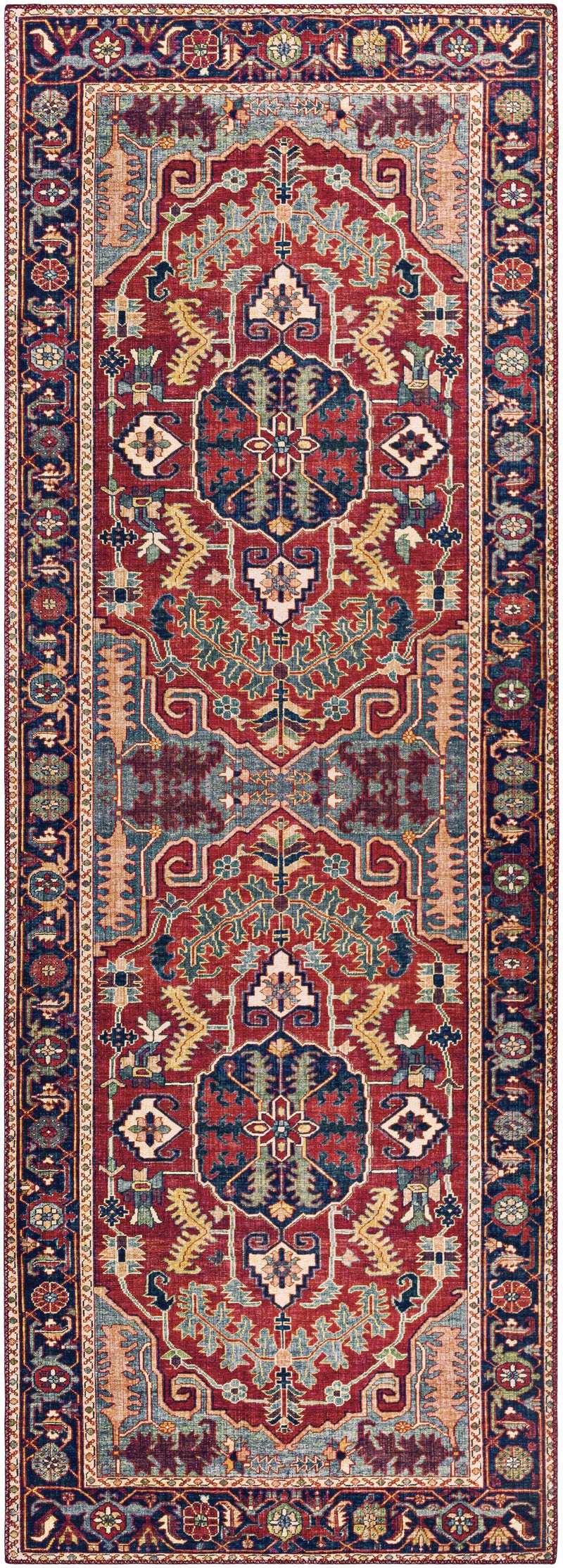 Dorcas Red Performance Rug by Boutique Rugs