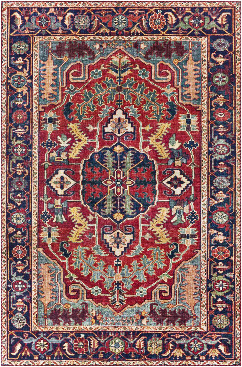 Dorcas Red Performance Rug by Boutique Rugs