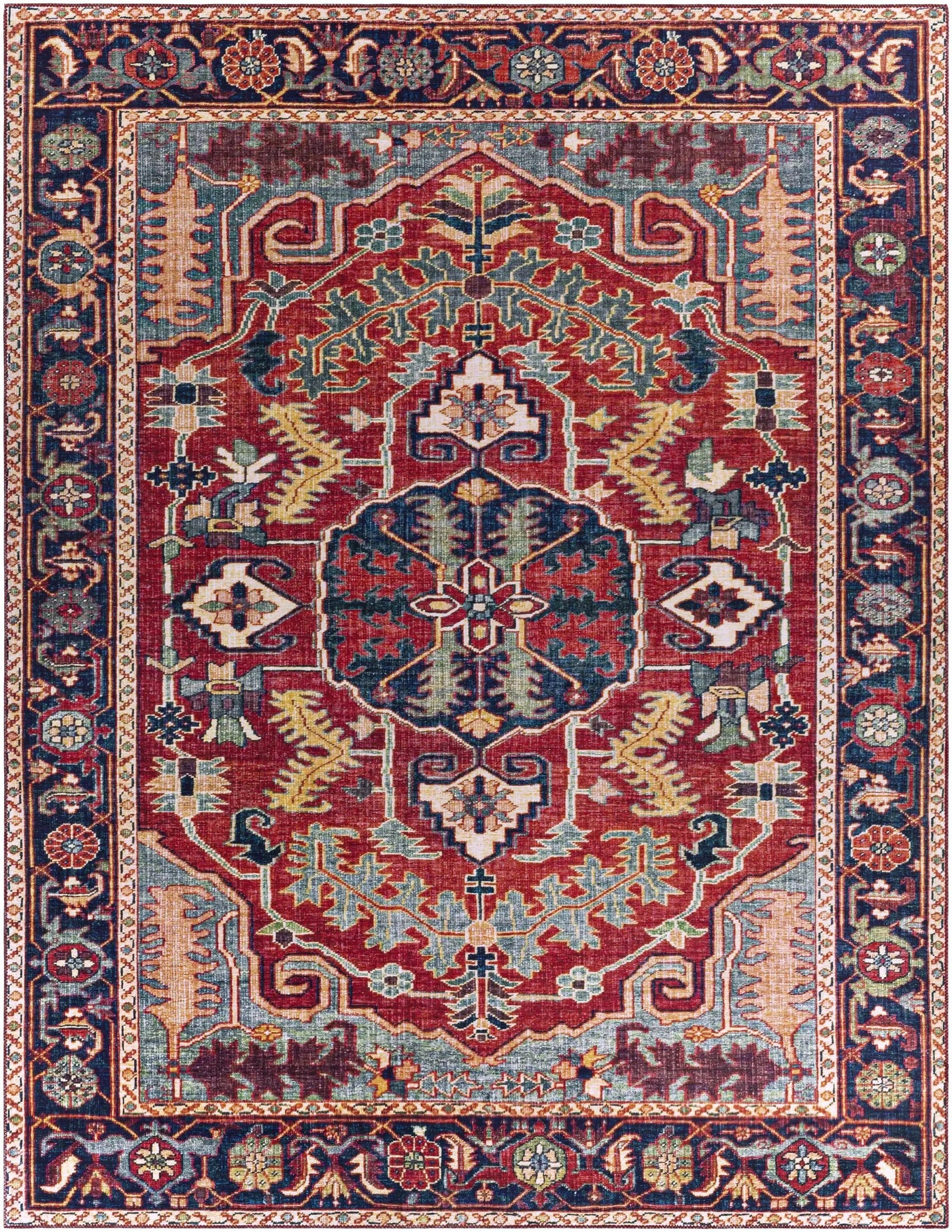 Dorcas Red Performance Rug by Boutique Rugs