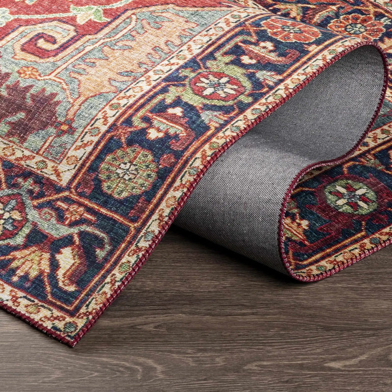 Dorcas Red Performance Rug by Boutique Rugs