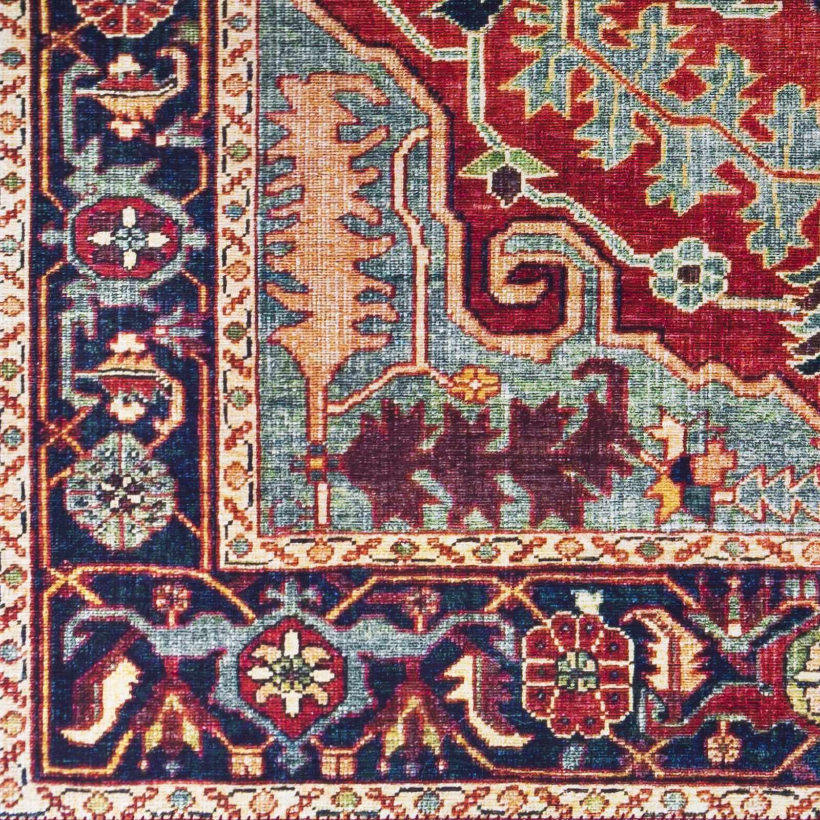 Dorcas Red Performance Rug by Boutique Rugs