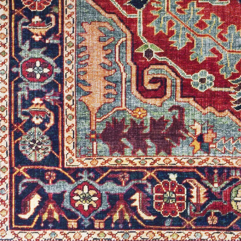 Dorcas Red Performance Rug by Boutique Rugs