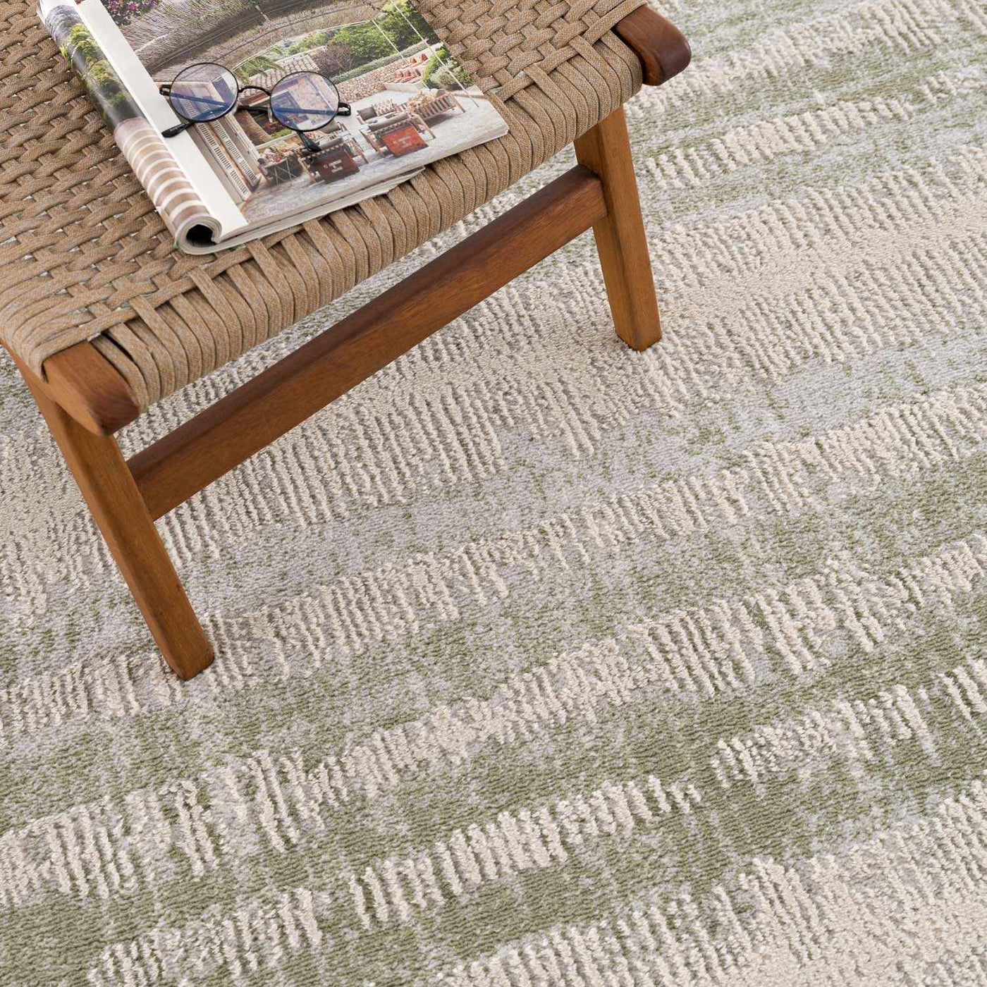 Asmara Green Area Rug by Boutique Rugs
