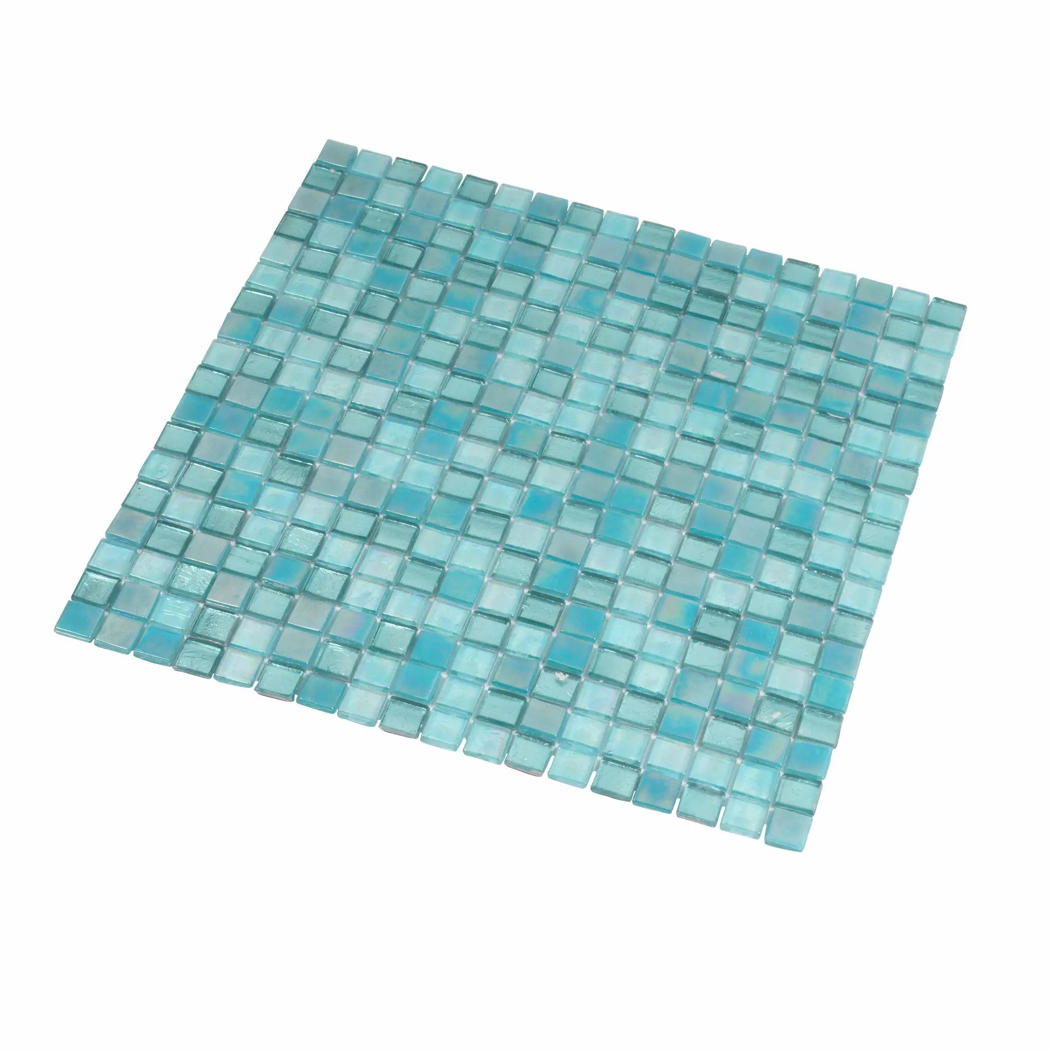 Mint Green 12x12 Uniform Square Glossy Glass Mosaic Tile (20 pack, 18.69 sq ft/case) by Apollo Tile