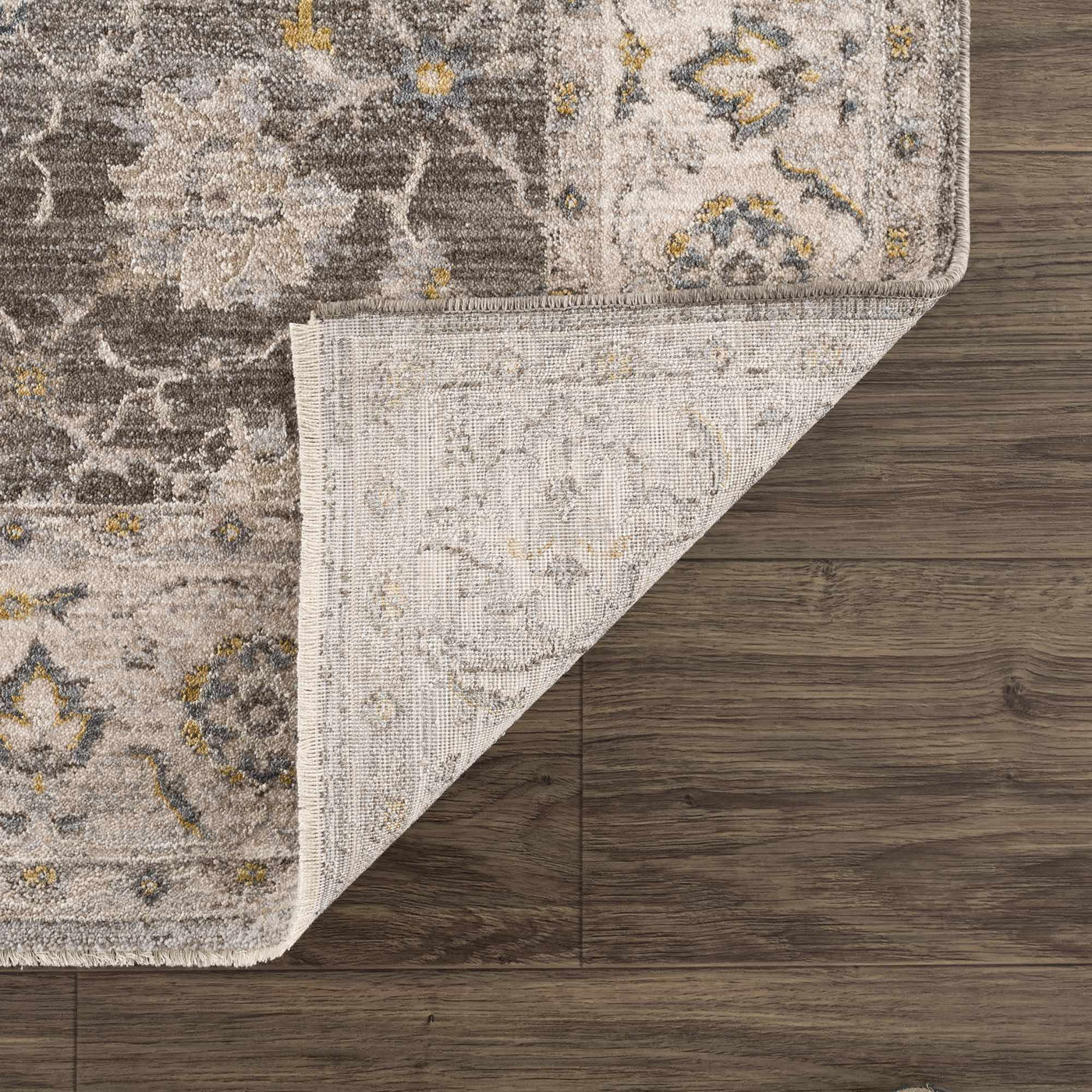 Amaru Green Textured Rug with Fringes by Boutique Rugs