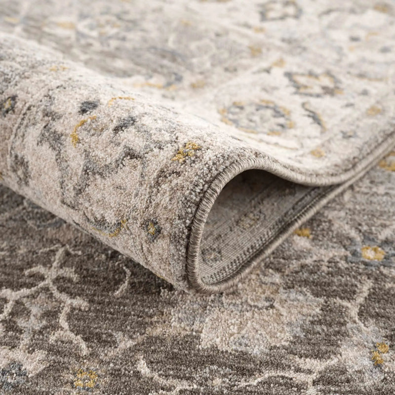 Amaru Green Textured Rug with Fringes by Boutique Rugs