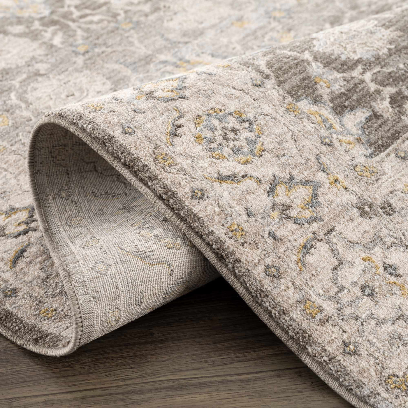 Amaru Green Textured Rug with Fringes by Boutique Rugs