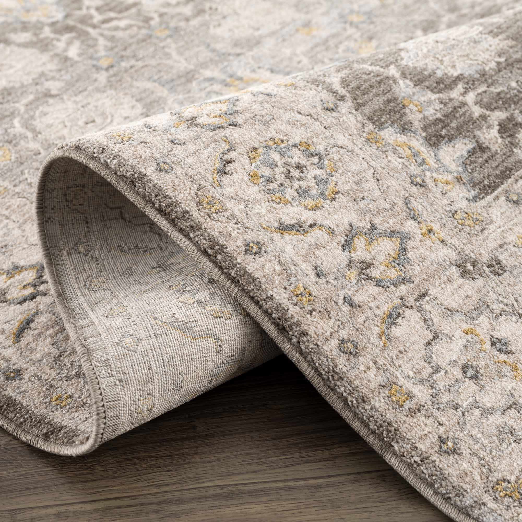 Amaru Green Textured Rug with Fringes by Boutique Rugs