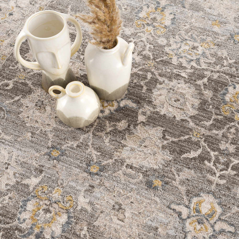 Amaru Green Textured Rug with Fringes by Boutique Rugs