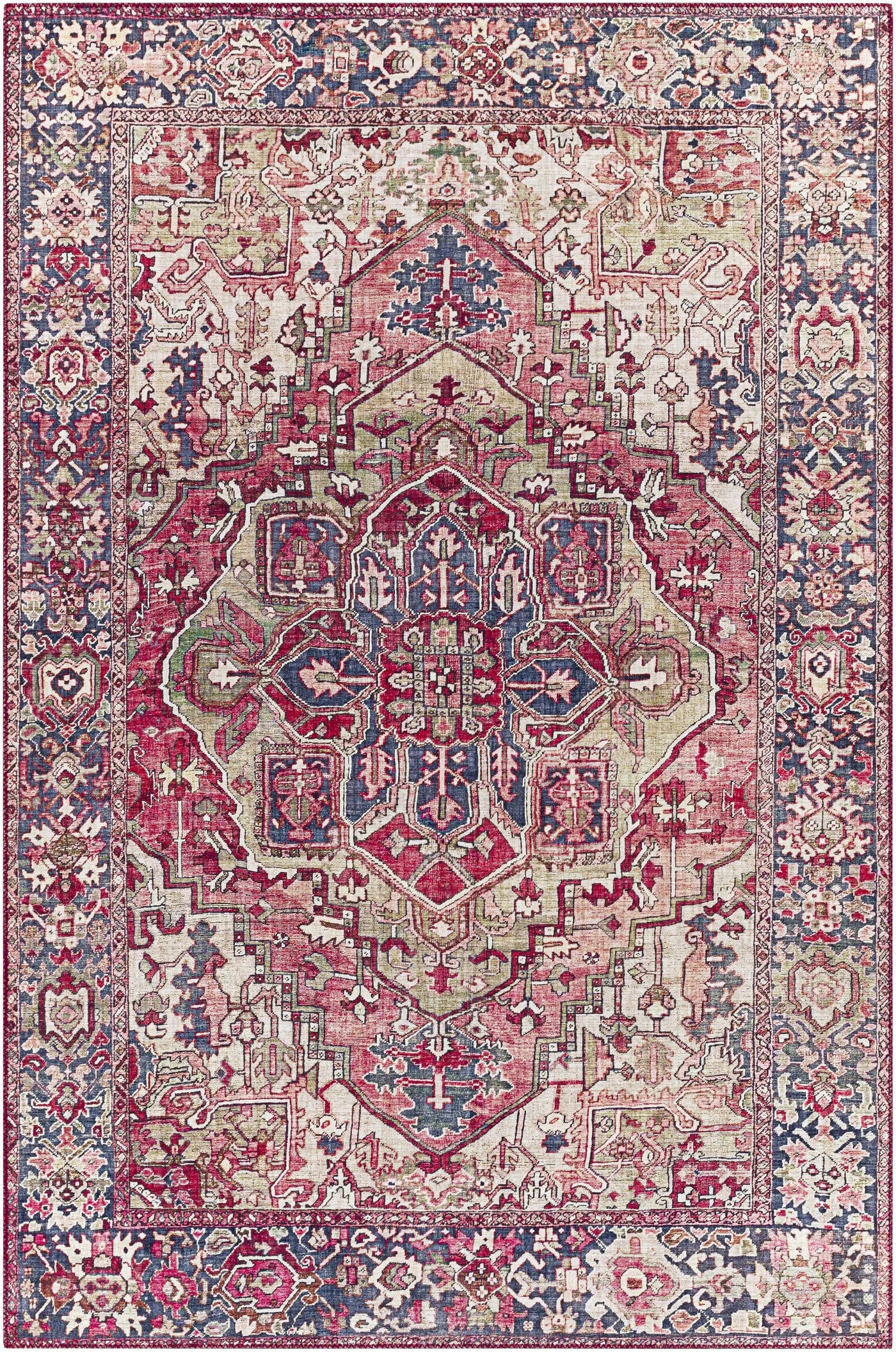 Neyland Iris Blush Area Rug 2357 by Boutique Rugs