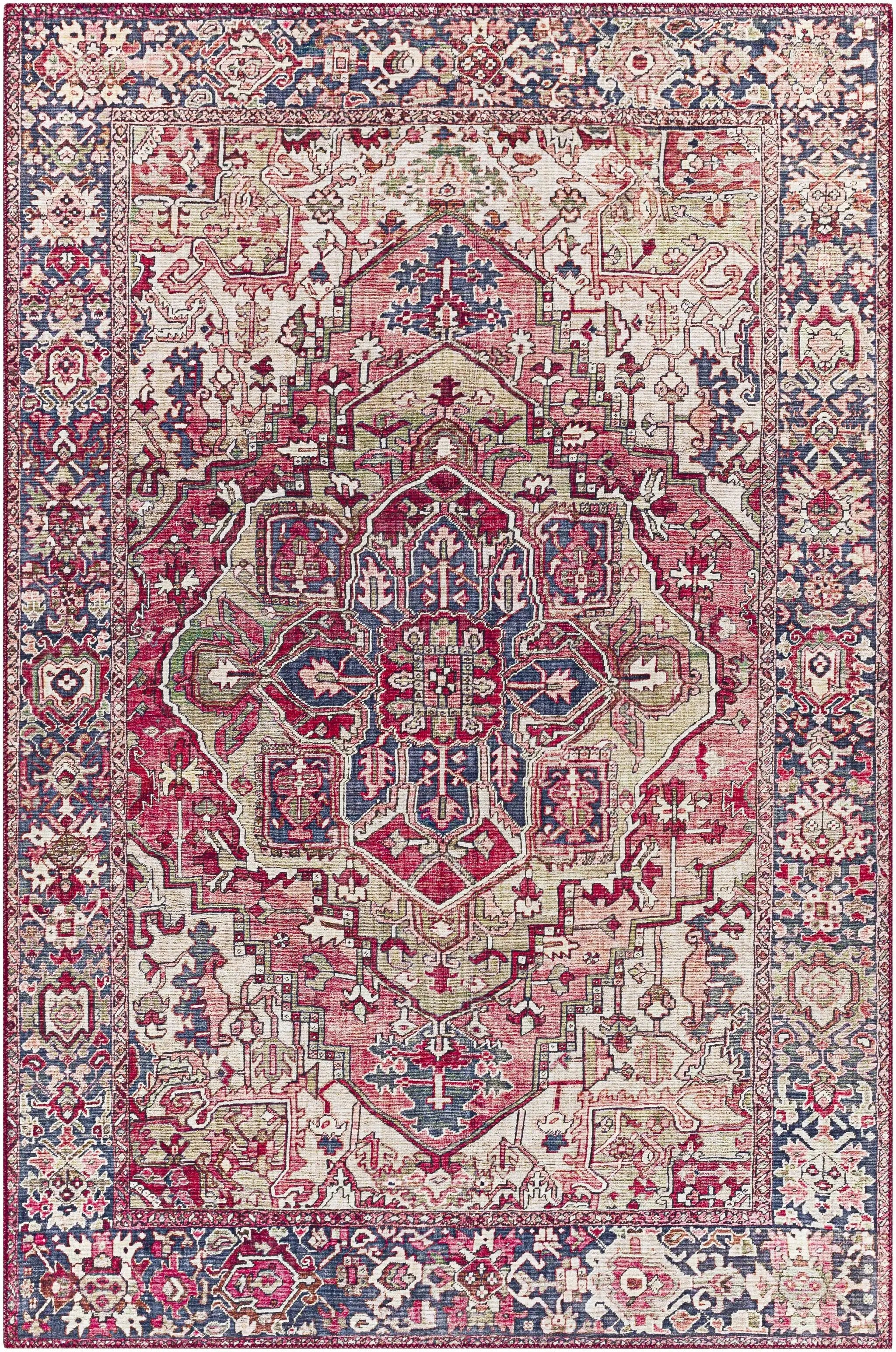 Neyland Iris Blush Area Rug 2357 by Boutique Rugs