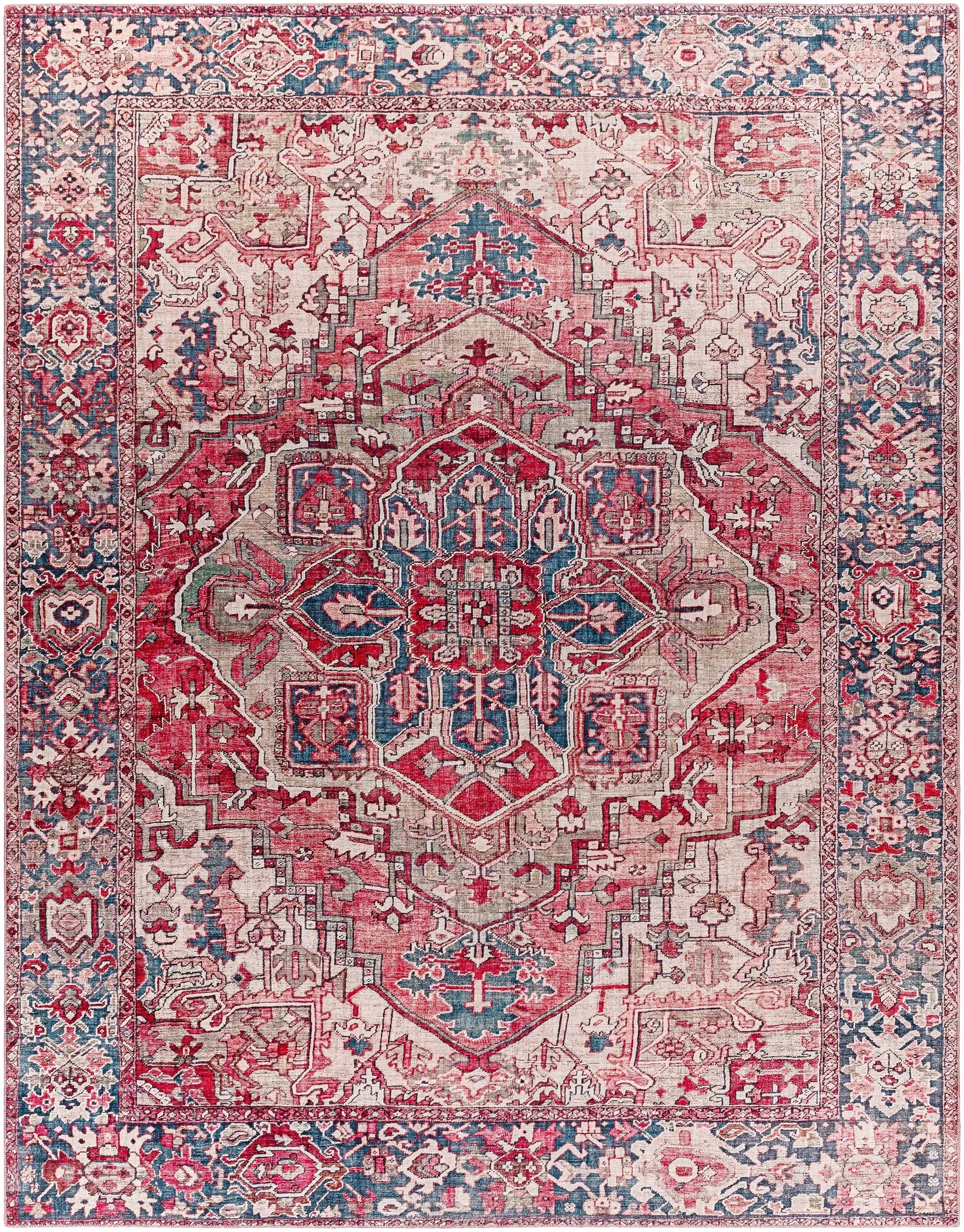 Neyland Iris Blush Area Rug 2357 by Boutique Rugs