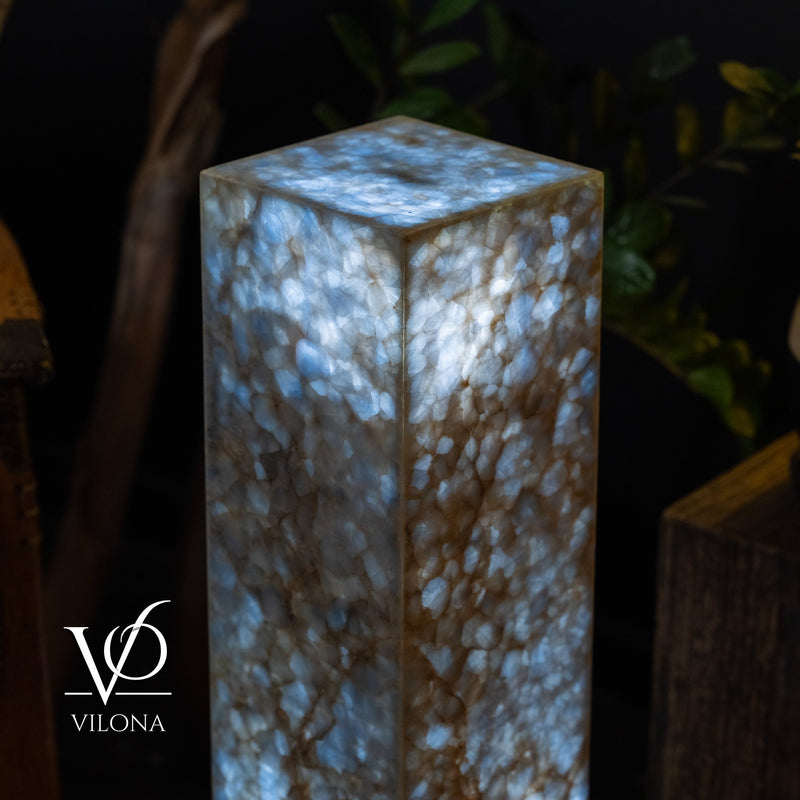 Arctic Onyx Floor Lamp - Small - 31.5"H x 8"W - Square - #2, photo 5 of 10