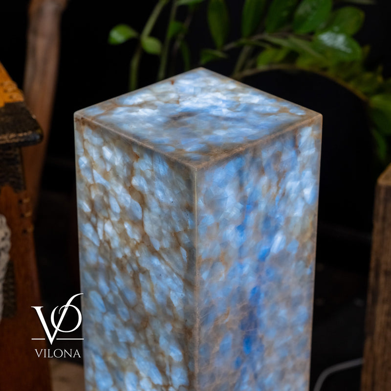 Arctic Onyx Floor Lamp - Small - 27.5"H x 8"W - Square - #4, photo 5 of 10