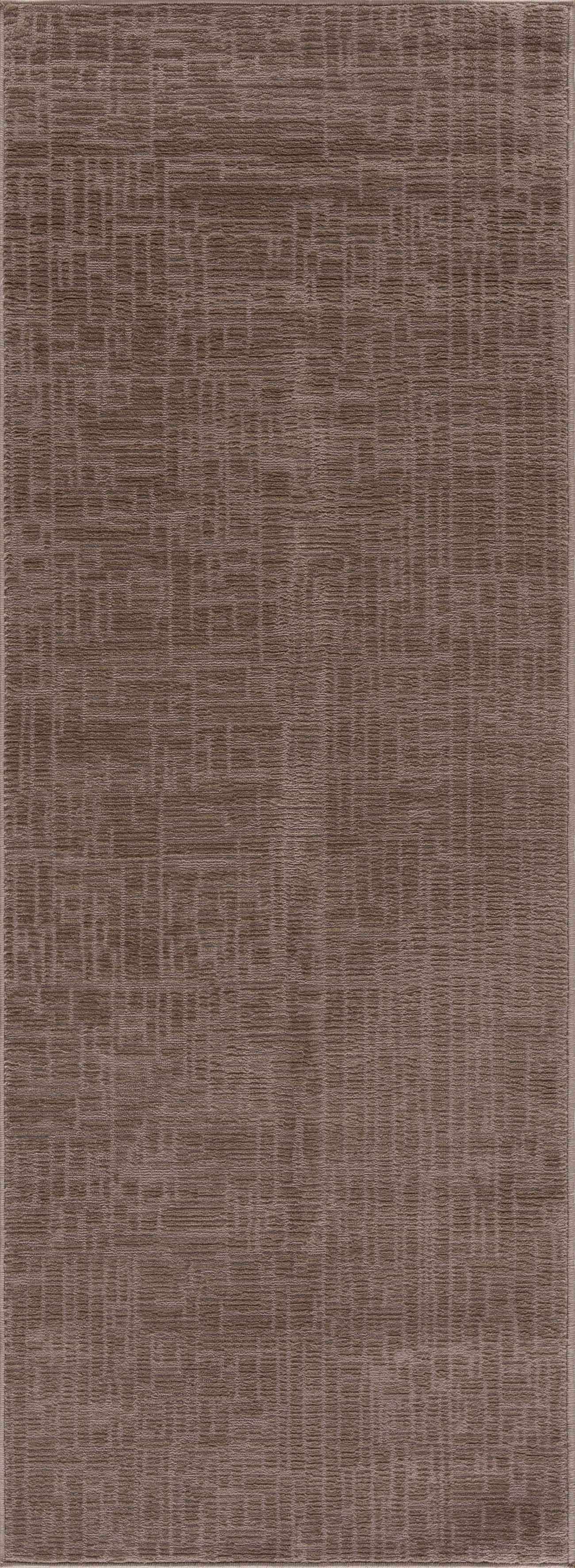 Leanna Light Brown Washable Area Rug by Boutique Rugs