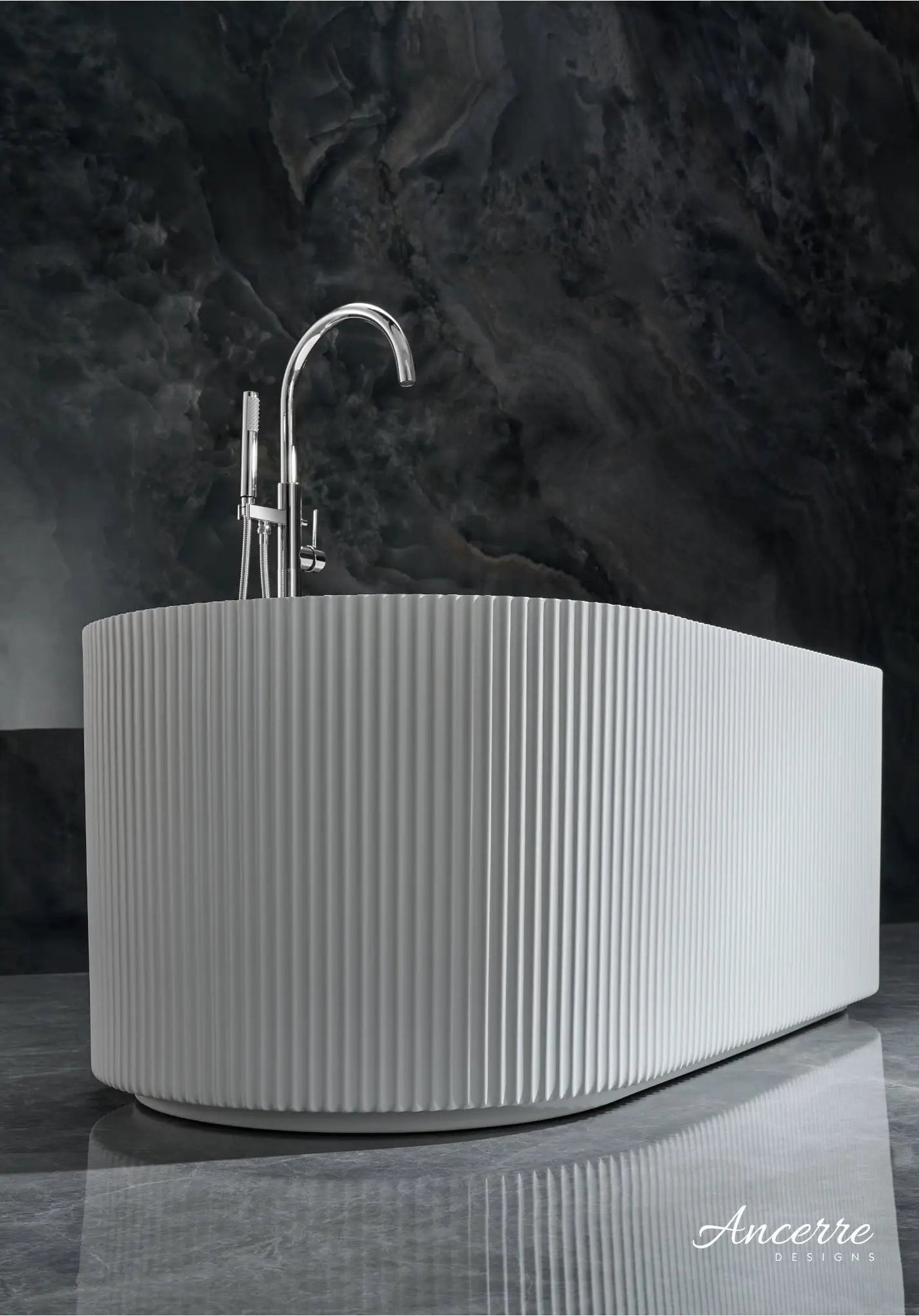 Momo Freestanding Acrylic Bathtub by Ancerre Designs