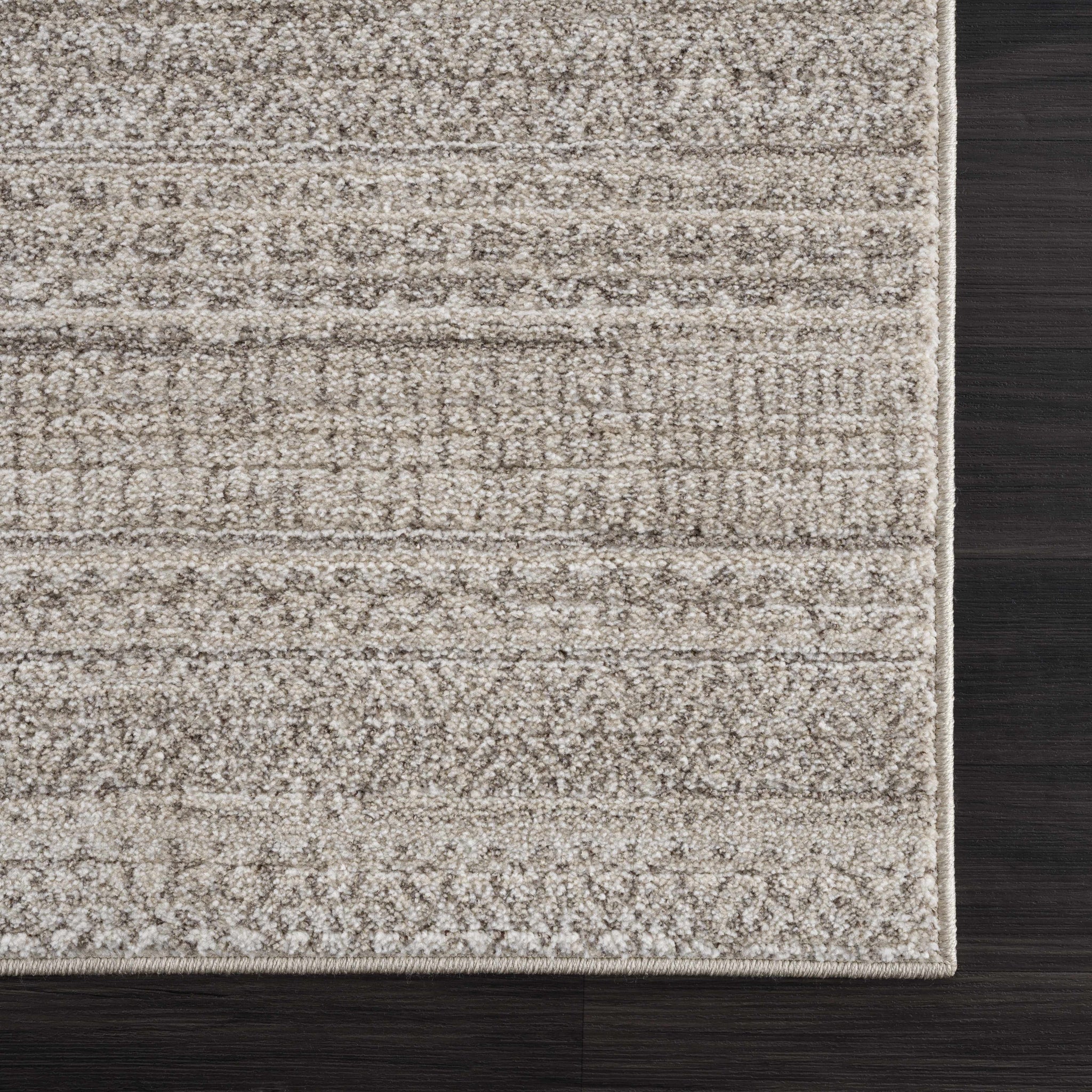 Nate Beige Tribal High Pile Carpet by Boutique Rugs