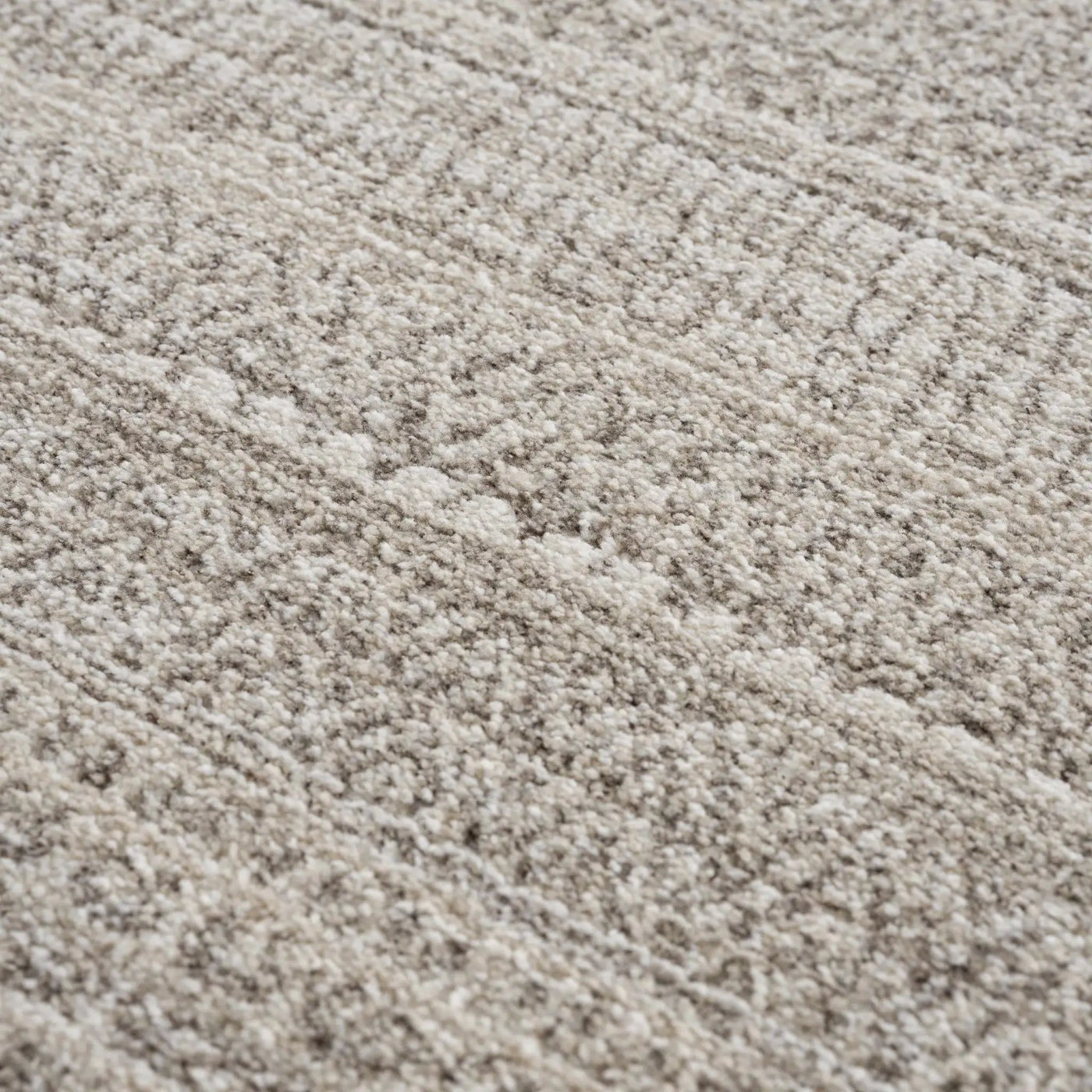 Nate Beige Tribal High Pile Carpet by Boutique Rugs