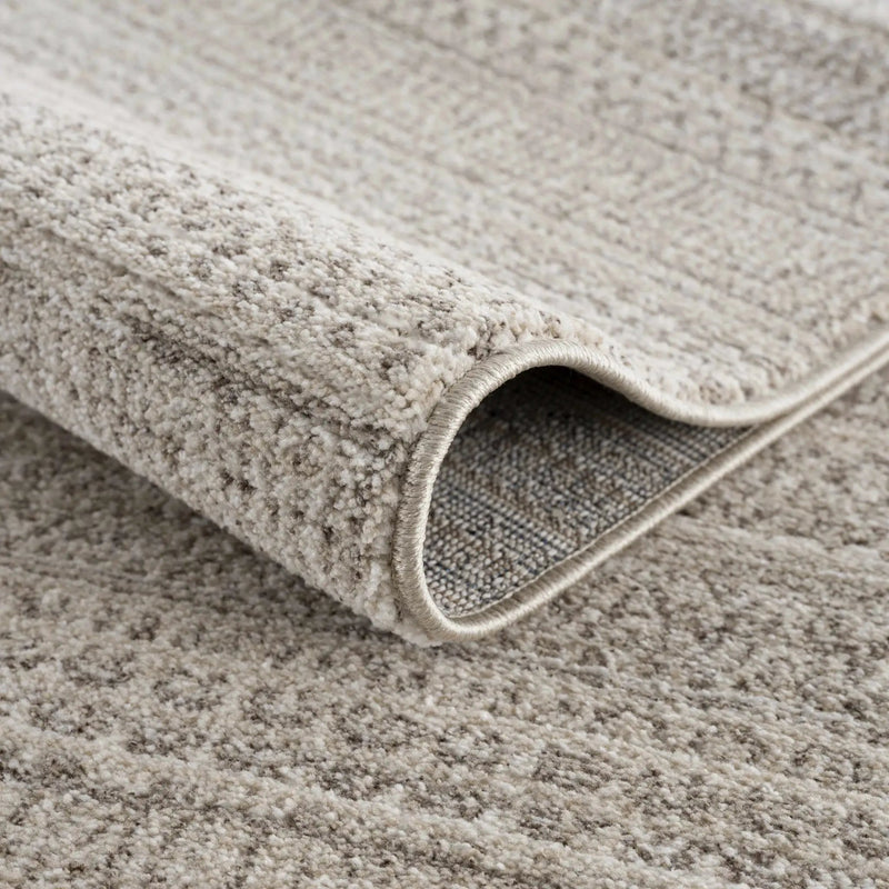 Nate Beige Tribal High Pile Carpet by Boutique Rugs