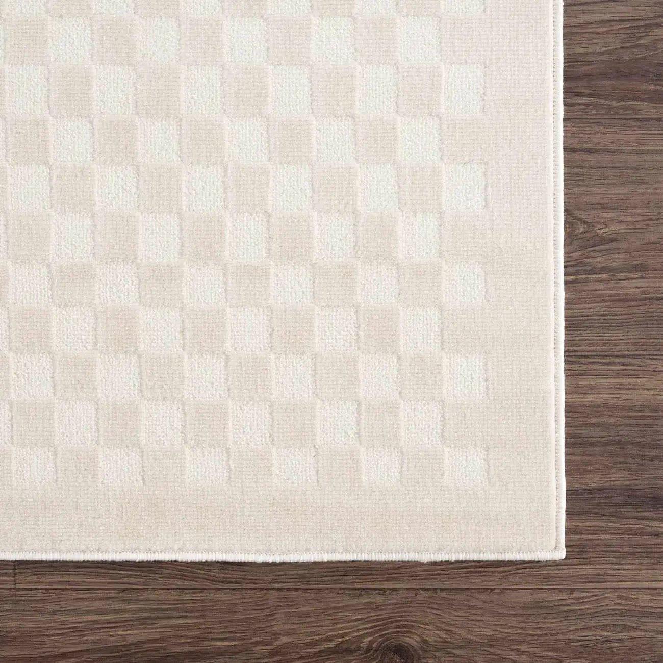 Gaiwan Cream Washable Area Rug by Boutique Rugs