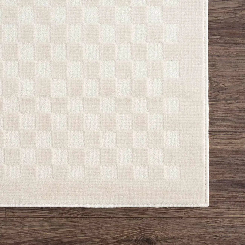 Gaiwan Cream Washable Area Rug by Boutique Rugs