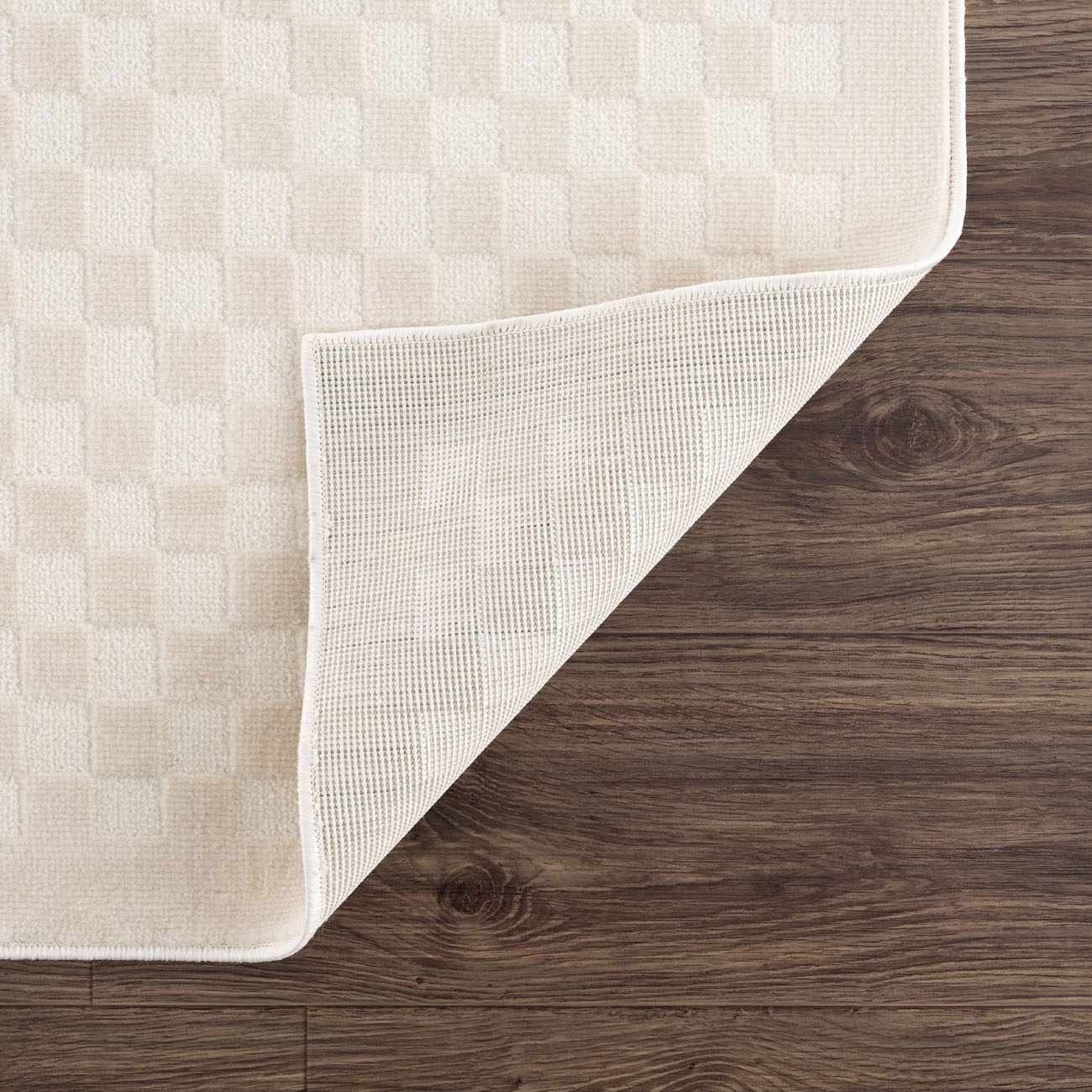Gaiwan Cream Washable Area Rug by Boutique Rugs