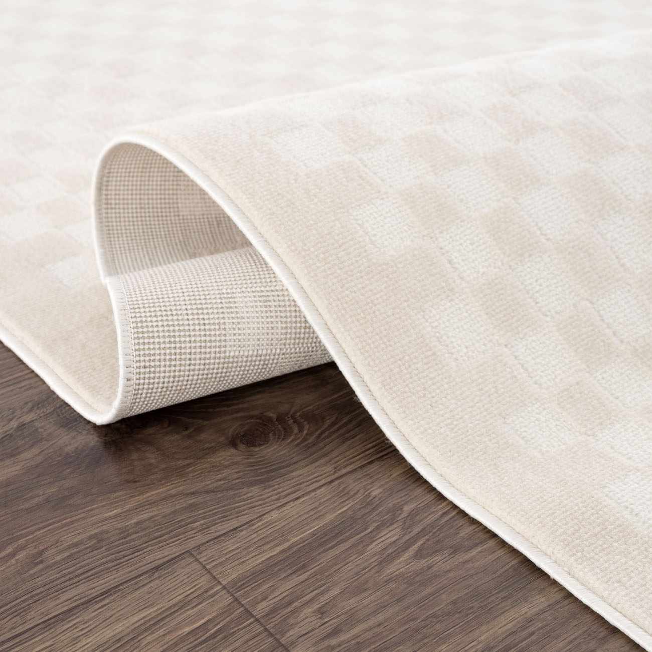 Gaiwan Cream Washable Area Rug by Boutique Rugs