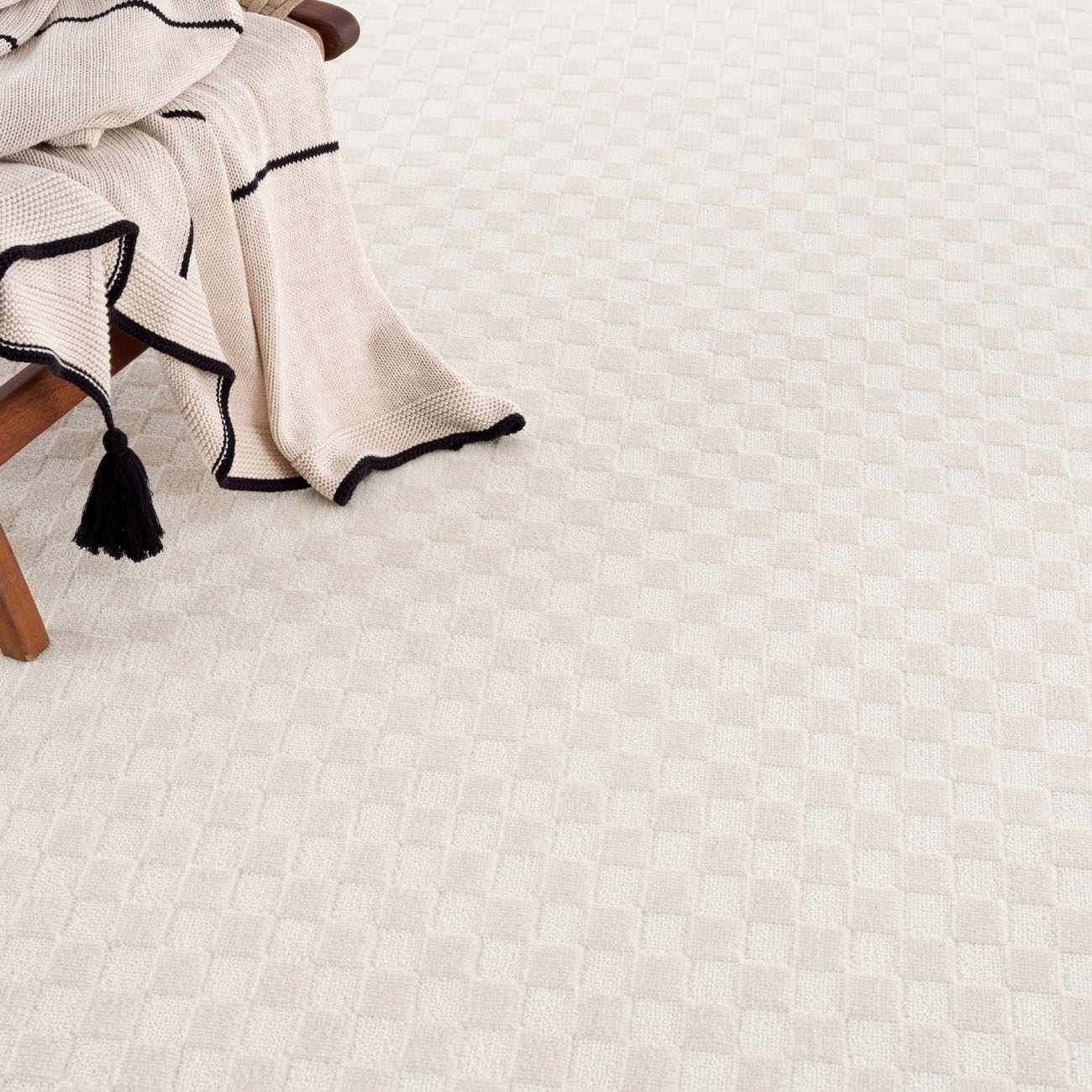 Gaiwan Cream Washable Area Rug by Boutique Rugs