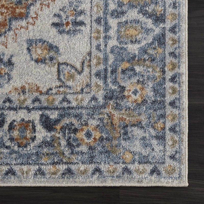 Rust Hiti Washable area rug - Clearance by Boutique Rugs