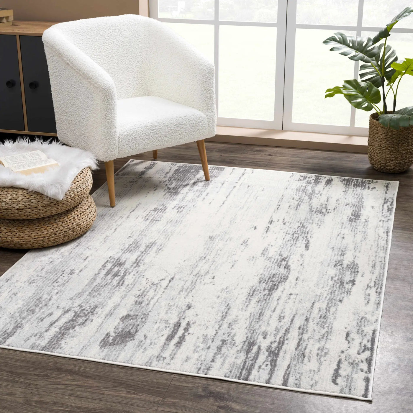 Tigrima 2320 Ivory & Gray Rug - Clearance by Boutique Rugs