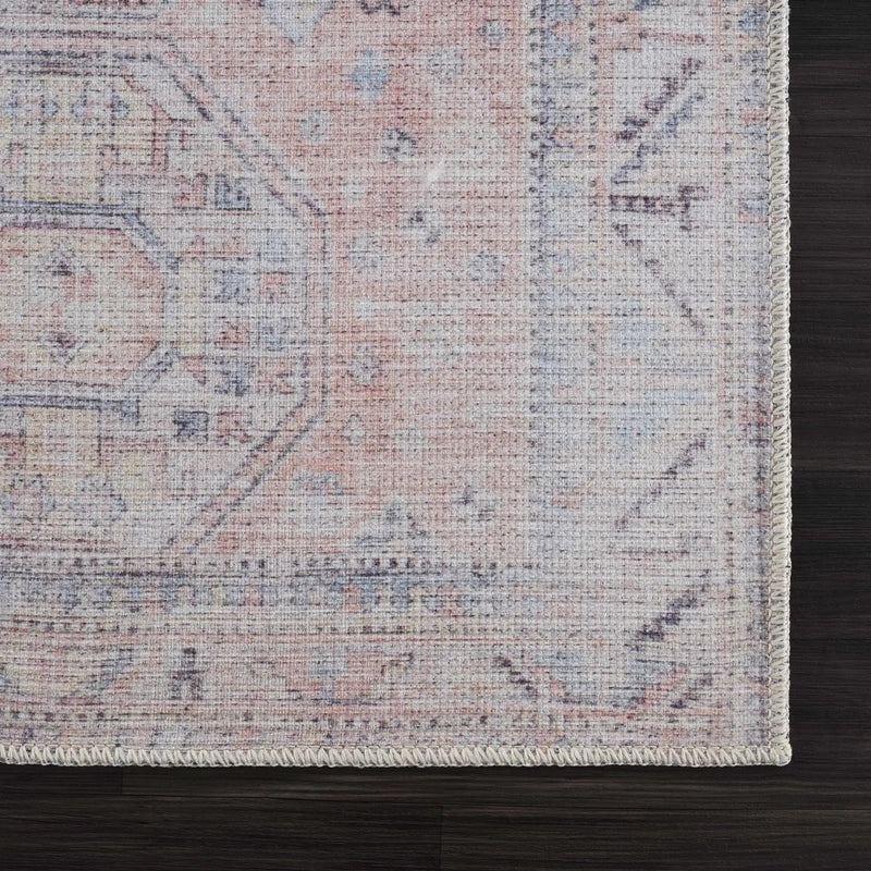 Morcott Peach Washable Area Rug by Boutique Rugs