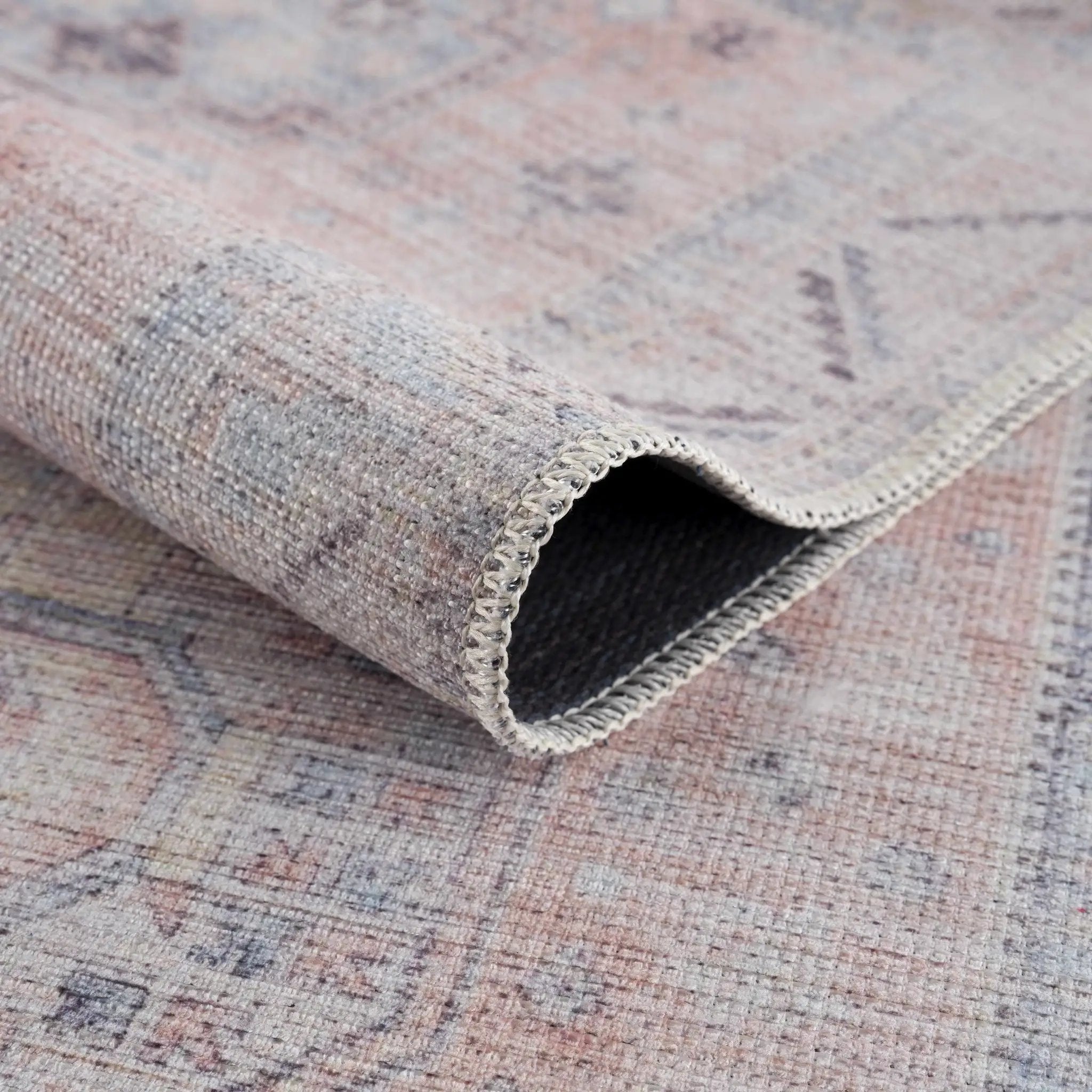 Morcott Peach Washable Area Rug by Boutique Rugs