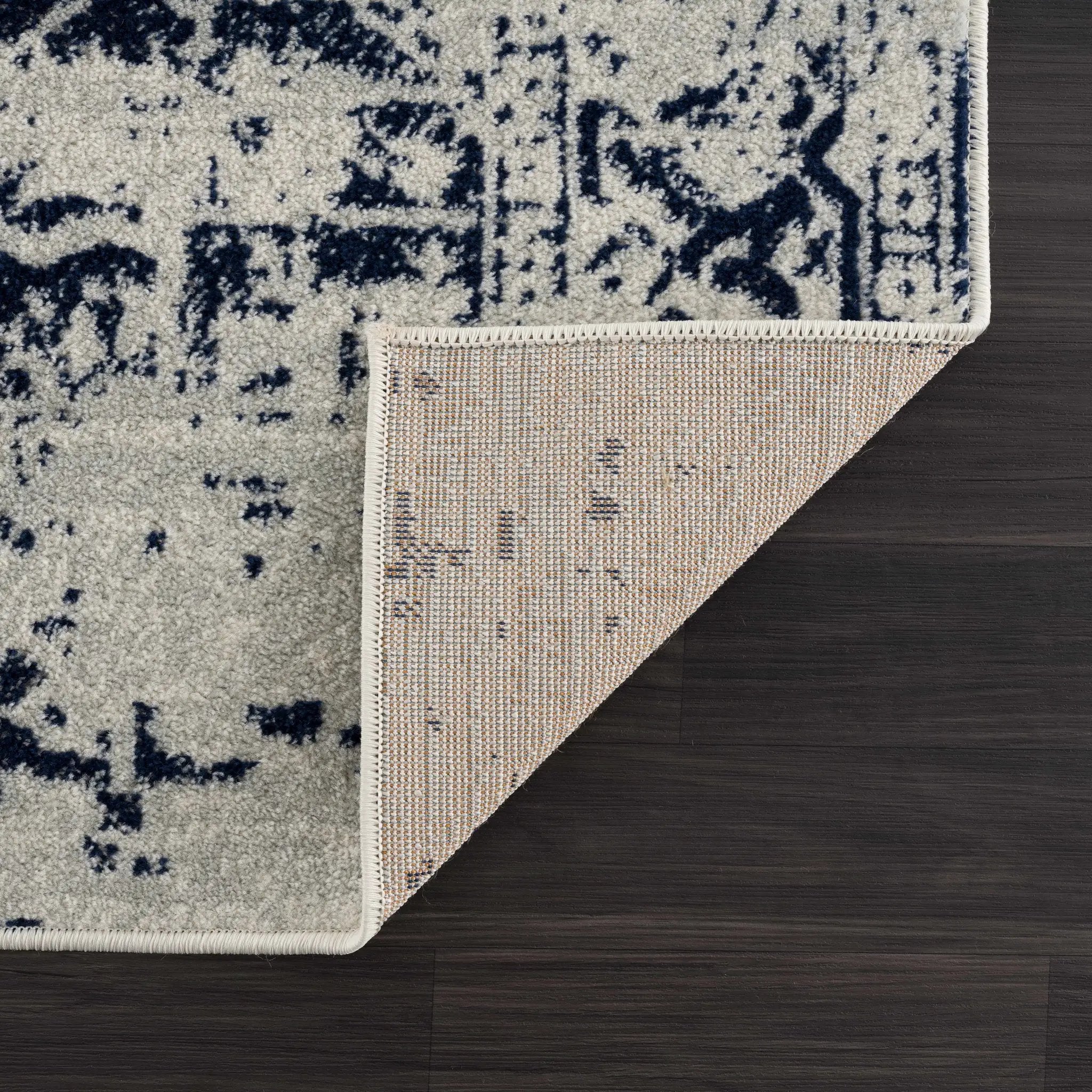 Rachel Navy Area Rug by Boutique Rugs