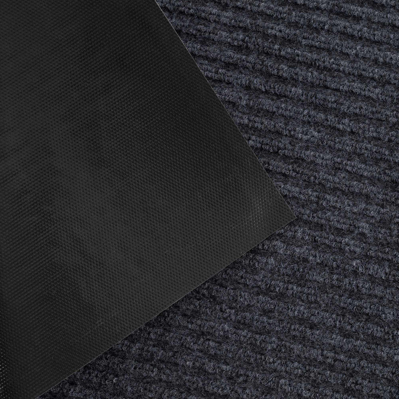 Basic Outdoor Mat, Gray by Boutique Rugs