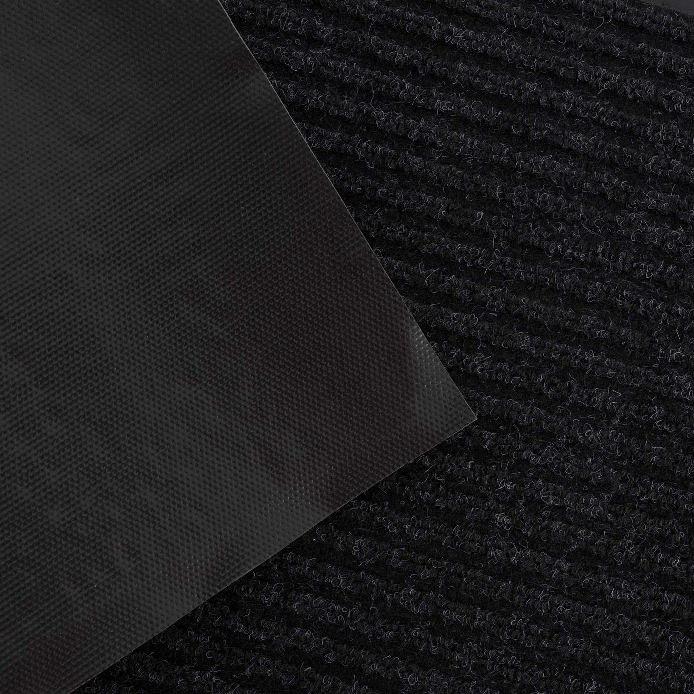 Basic Outdoor Mat, Black by Hauteloom