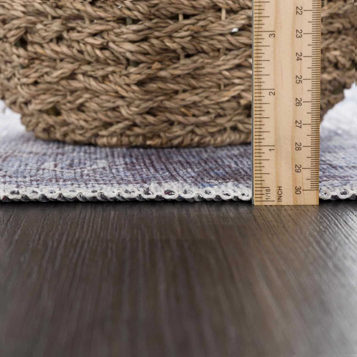 Rosman Blue Washable Area Rug, photo 9 of 12