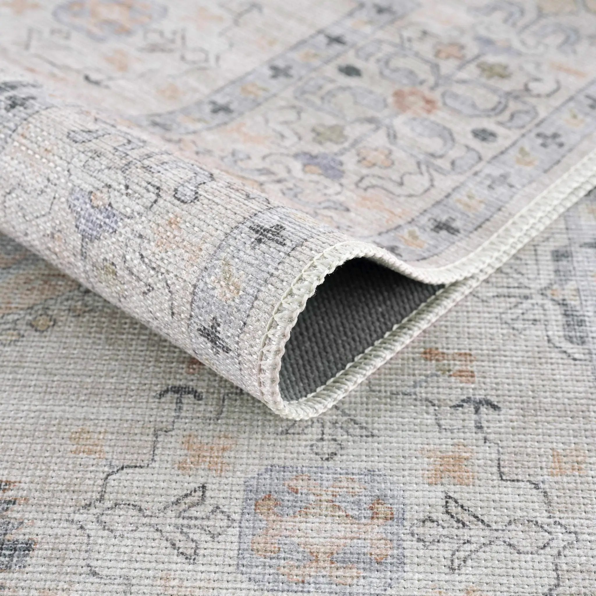 Beige Beckett Washable Rug - Clearance by Boutique Rugs