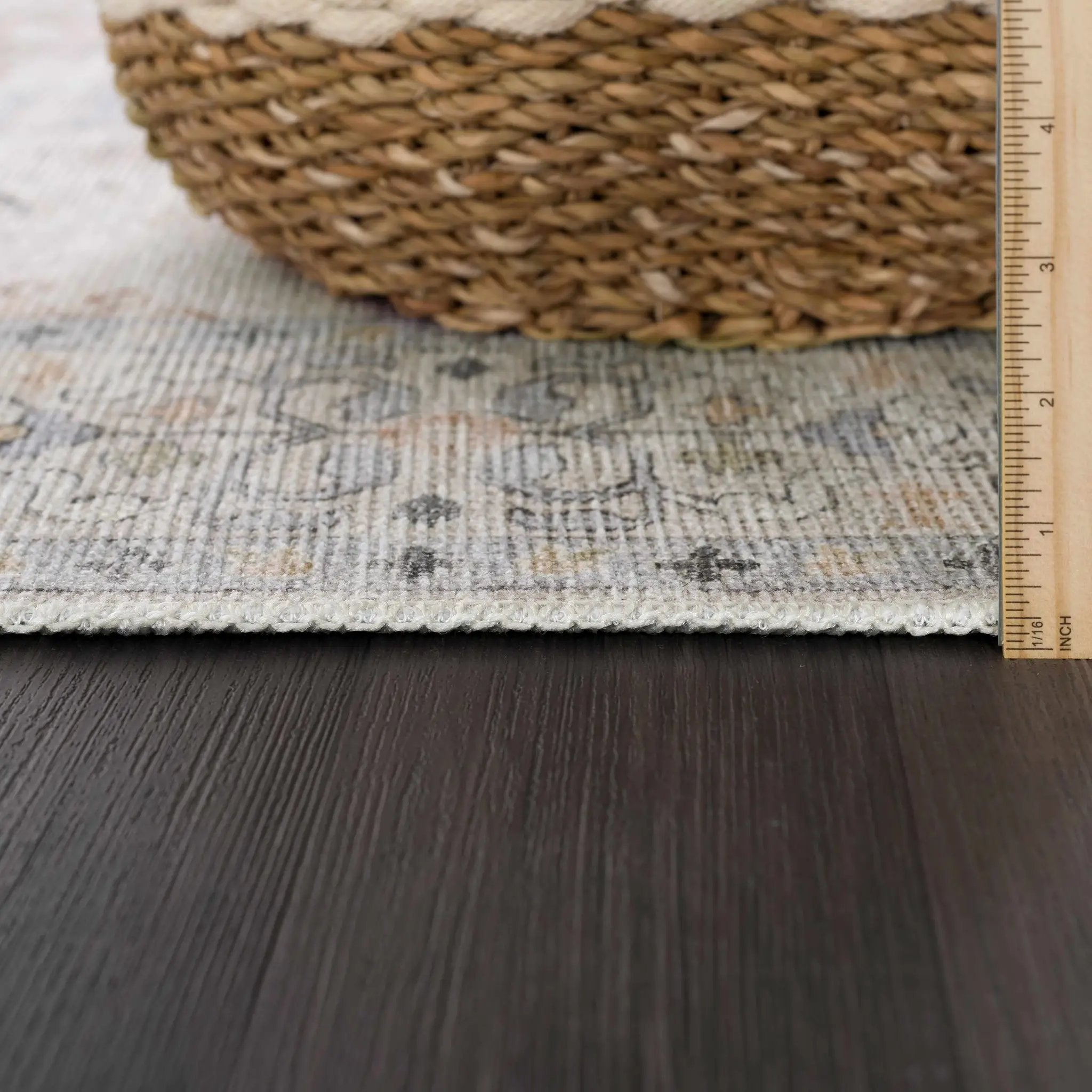 Beige Beckett Washable Rug - Clearance by Boutique Rugs