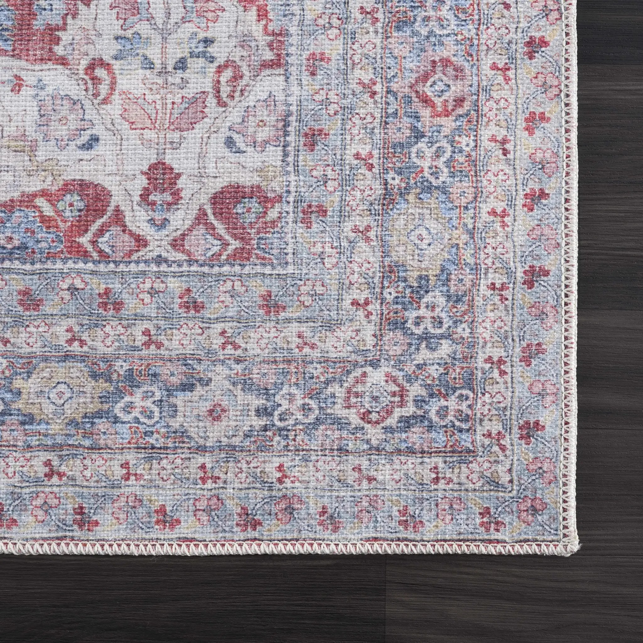 Rust Goma Vintage Area Rug - Clearance by Boutique Rugs