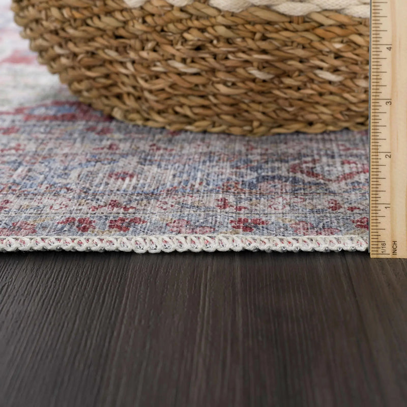 Rust Goma Vintage Area Rug - Clearance by Boutique Rugs