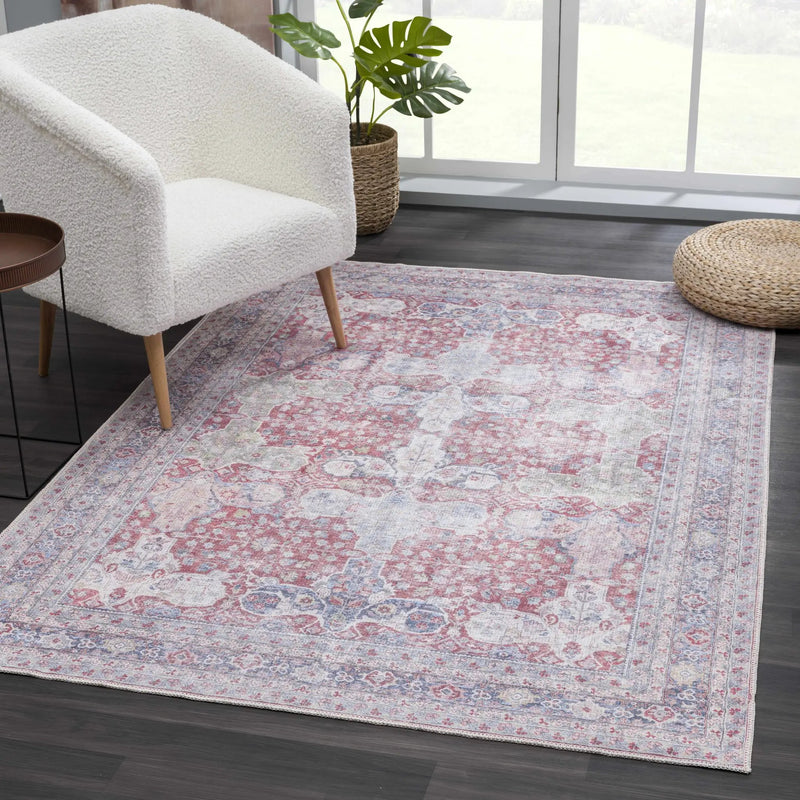 Rust Goma Vintage Area Rug - Clearance by Boutique Rugs