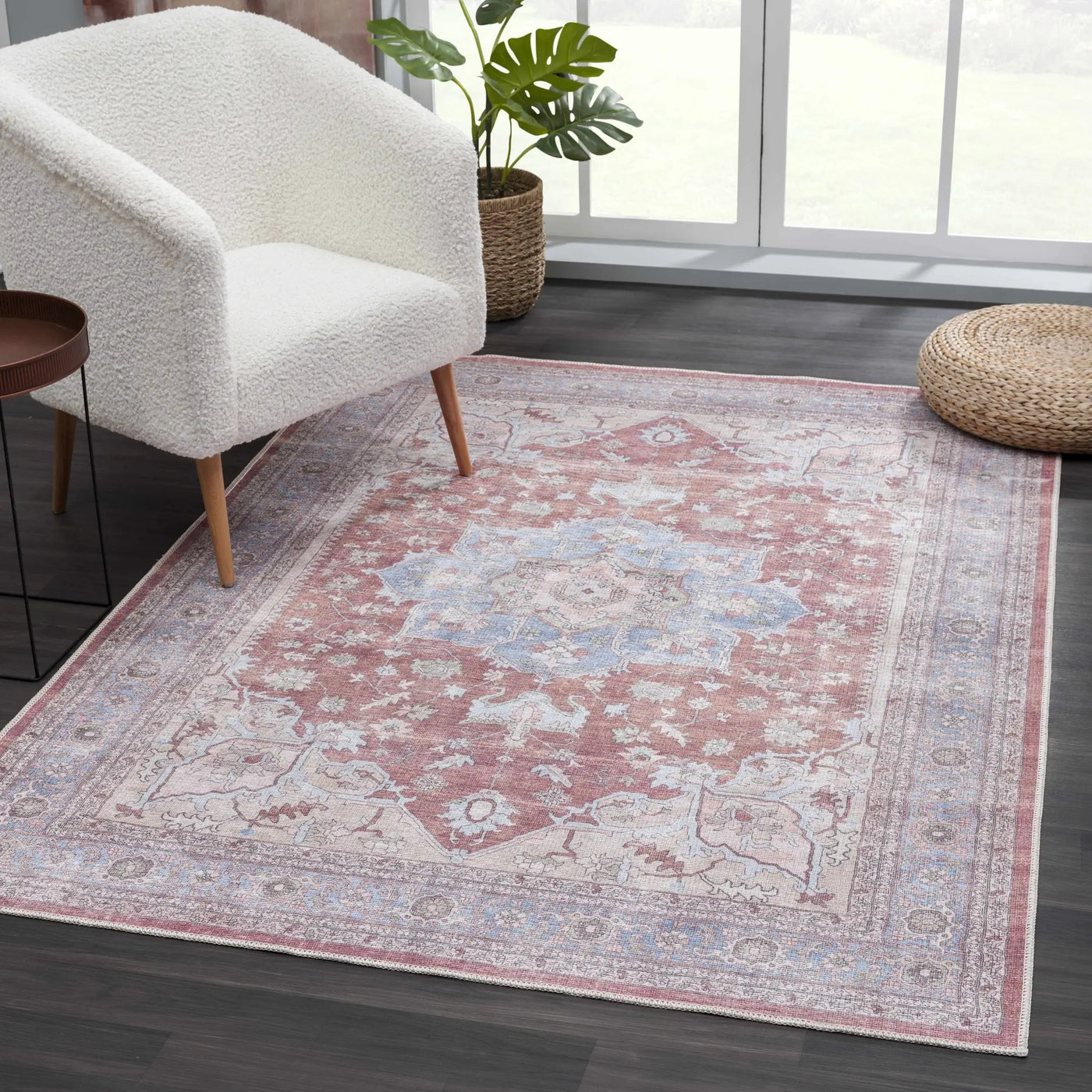Brown Bagamanoc Medallion @Area Rug - Clearance by Boutique Rugs