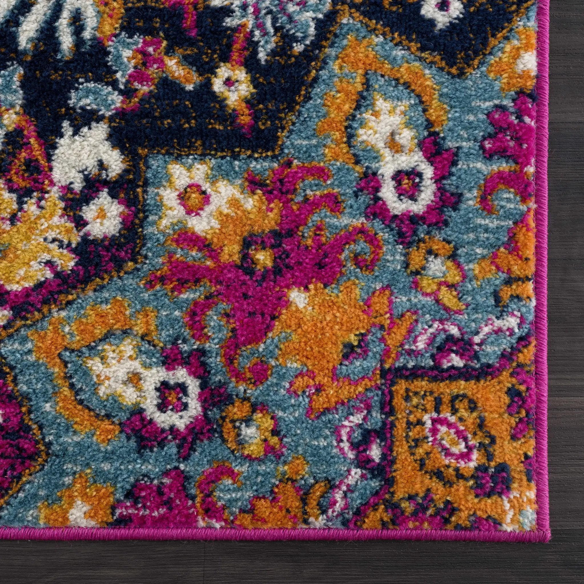 Burnt Orange Ojus Area Rug by Boutique Rugs