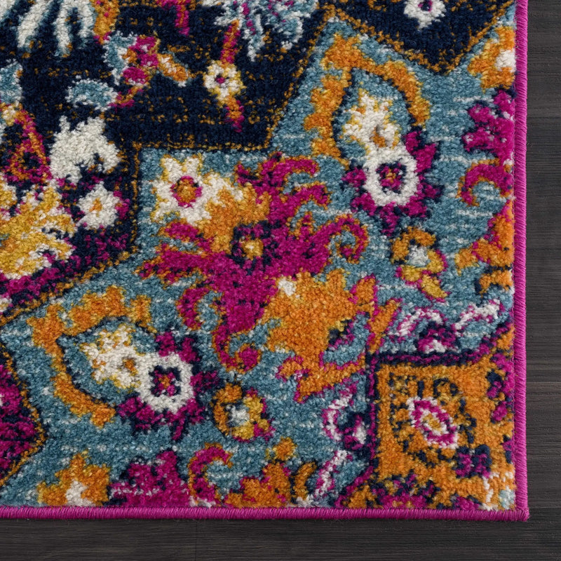 Burnt Orange Ojus Area Rug by Hauteloom