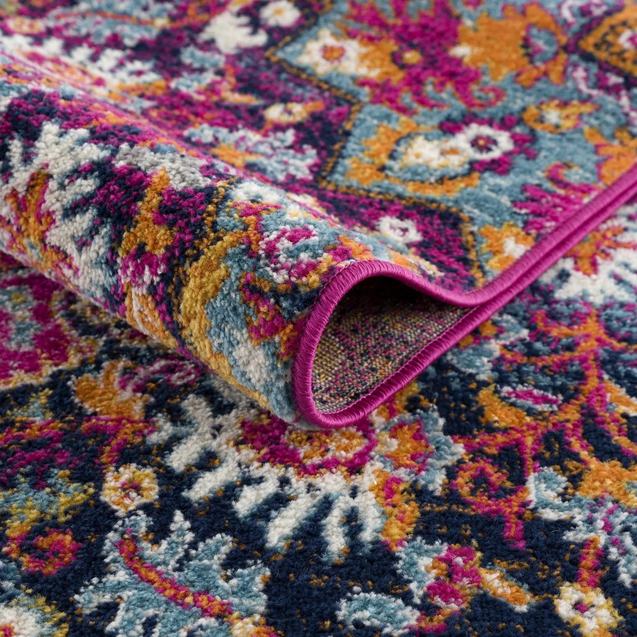 Burnt Orange Ojus Area Rug by Boutique Rugs